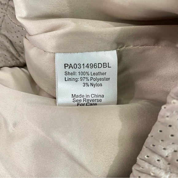 PARKER Leather Joggers with mesh design and leather on the top MSRP $396 - Picture 6 of 7